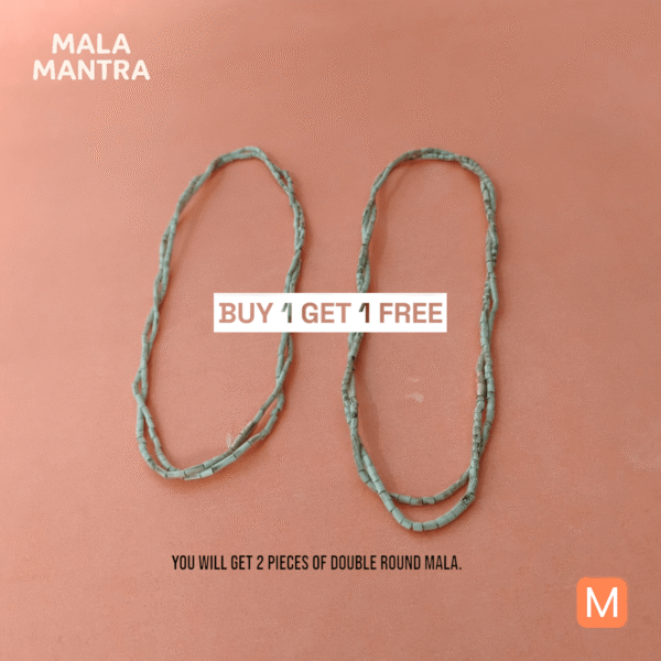 Sacred Tulsi Kanthi mala for men and women - Buy 1 get 1 free