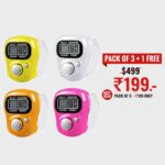 Diwali Offer: Pack of 3+1 Free Naam Jaap Tally Counters for ₹199