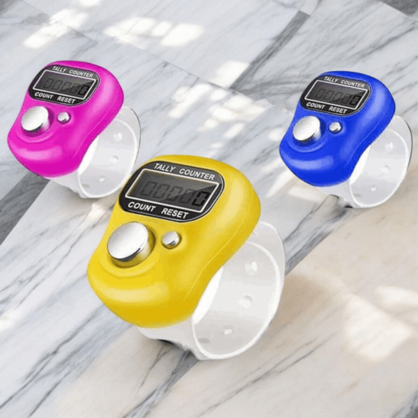 Pack of 3 Digital Tally Counters – Ideal for Daily Counting, Fitness, and Spiritual Practices