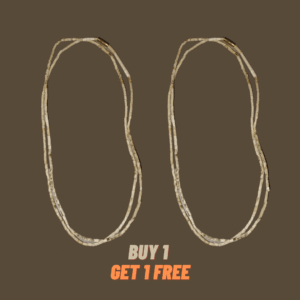 Original ISKCON Tulsi Kanthi Mala Double Round Necklace -Buy 1 Get 1 Free