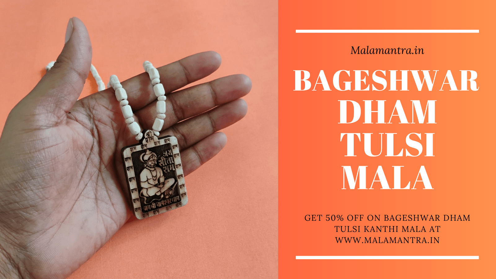 Buy Bageshwar Dham Tulsi kanthi Mala at Malamantra.in