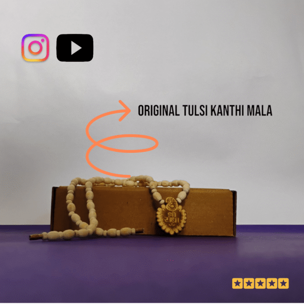 Original Vrindavan Tulsi Kanthi Mala for devotees