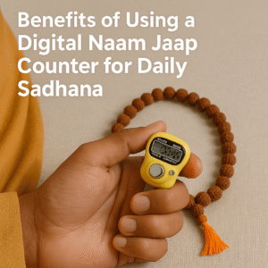 yellow Naam Jaap counter using a person