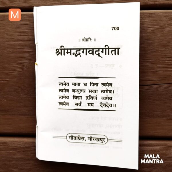 Gita Press Gorakhpur Code 700 Shrimad Bhagavad Gita