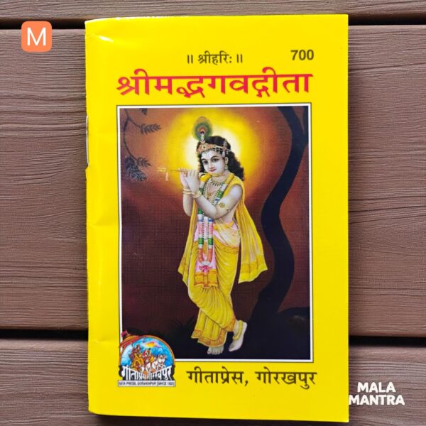 Shrimad Bhagavad Gita Sanskrit small size Code 700 cover