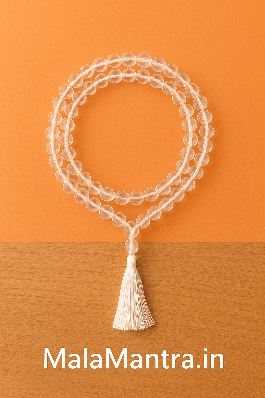 Sphatik Crystal Jaap Mala for energy balance and clarity – MalaMantra.in