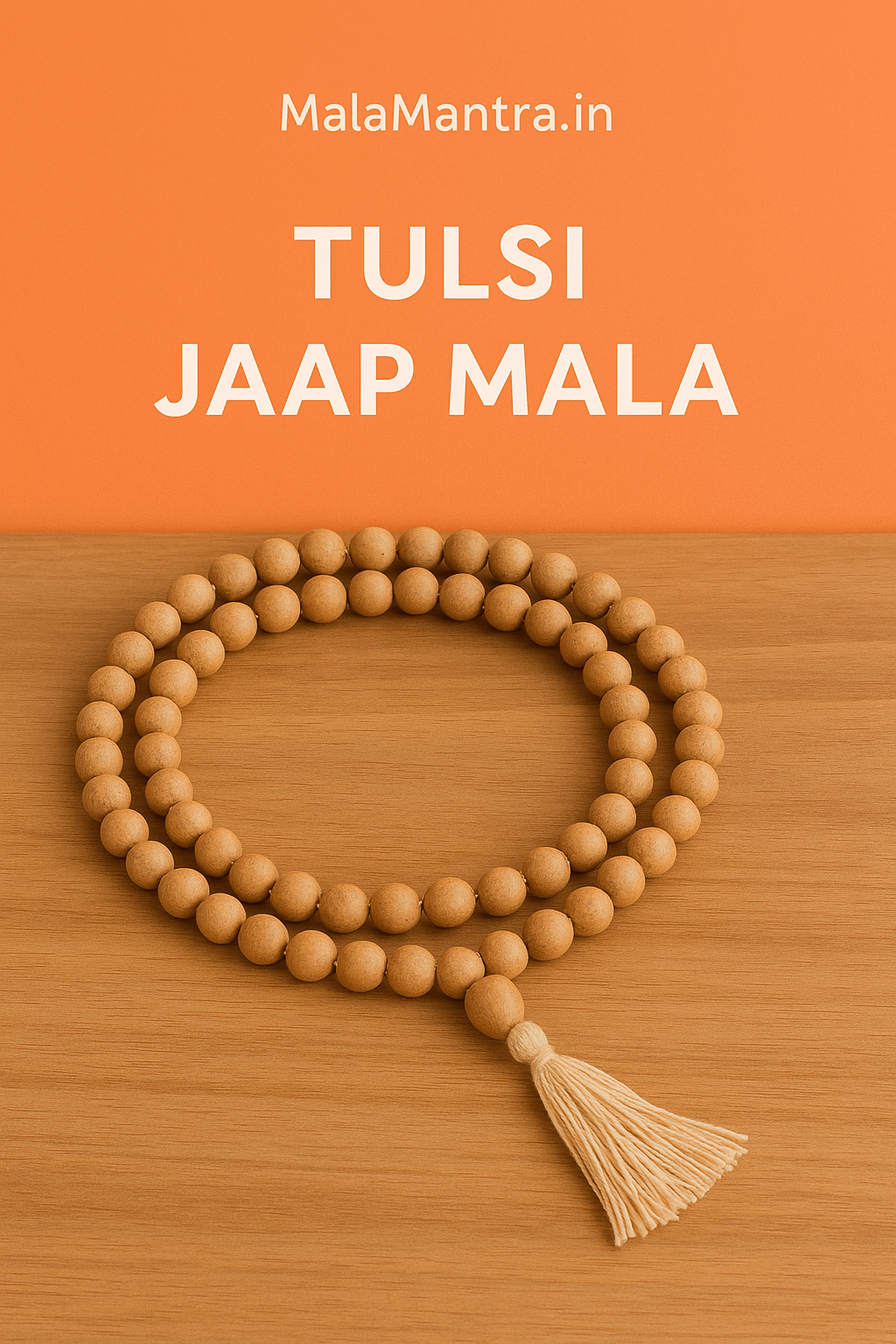 Tulsi Jaap Mala for mantra chanting and devotion to Lord Krishna – MalaMantra.in