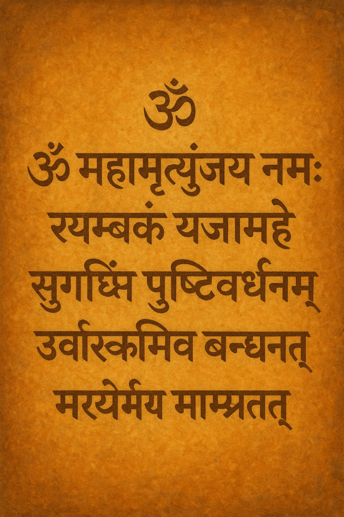 Mahamrityunjaya Mantra for Health
