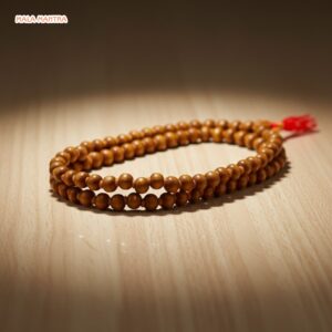 MalaMantra 108-Bead Pure Sandalwood (Chandan) Jaap Mala for Japa