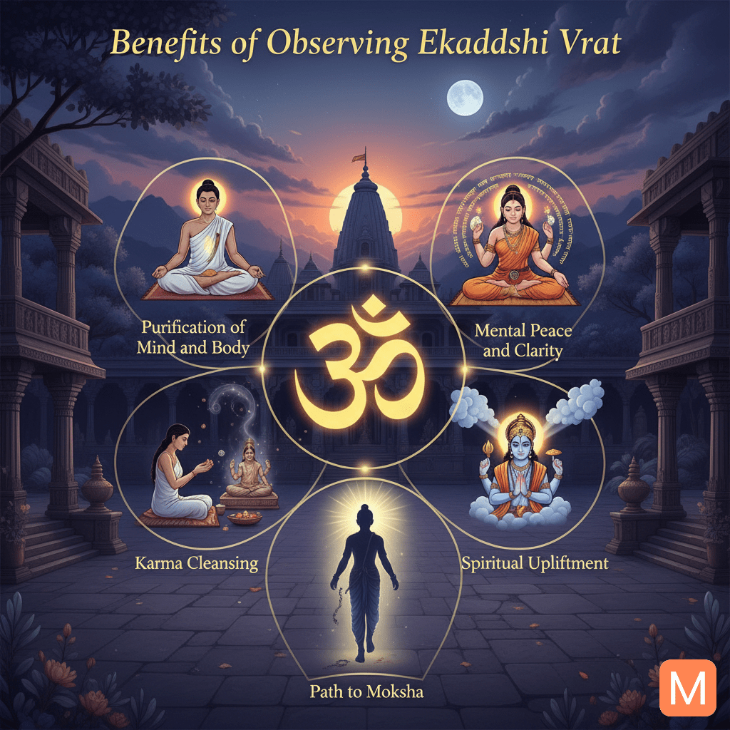 Spiritual and health benefits of fasting on Ekadashi for purity and peace