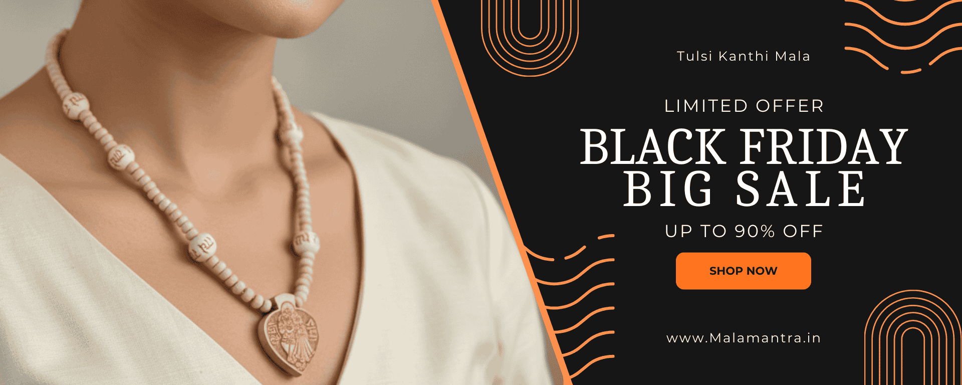 Black Friday sale of tulsi Kanthi Mala