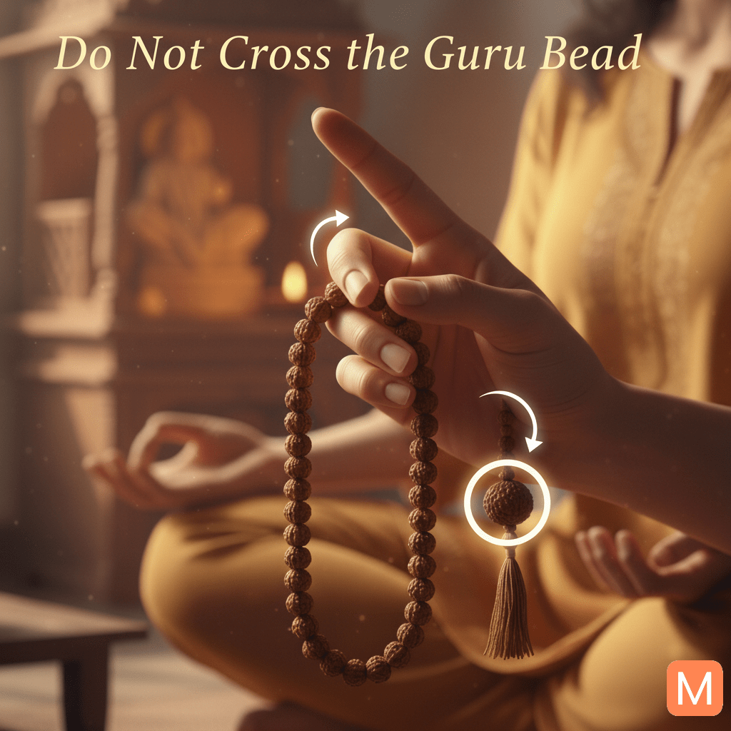 Guru bead rules while doing jaap