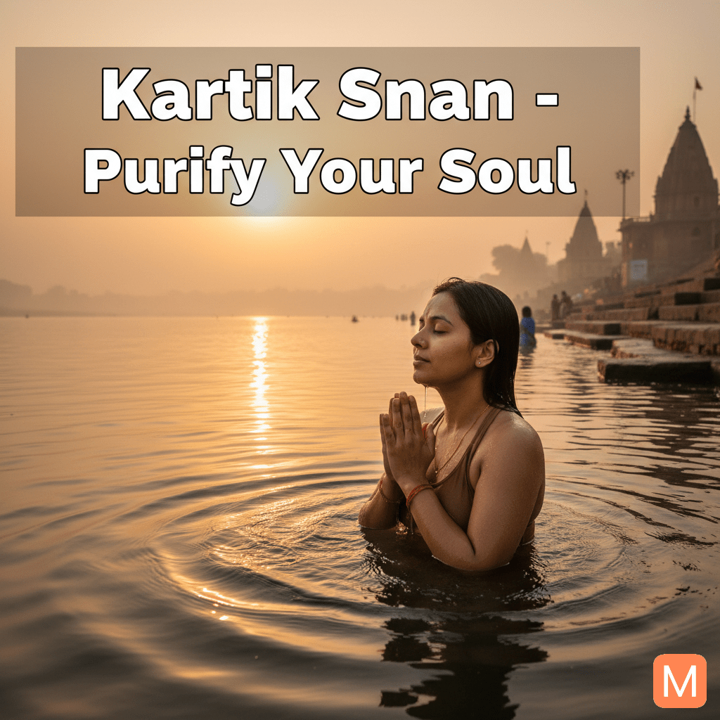 Kartik Purnima today tithi 2025 – devotee performing holy bath ritualKartik Purnima today tithi 2025 – devotee performing holy bath ritual