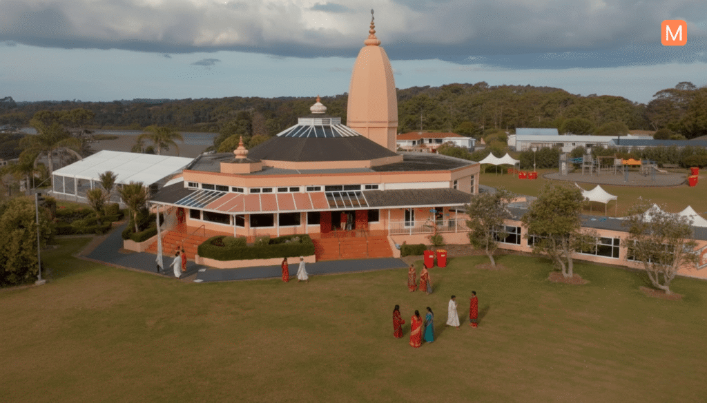 Indian temple ISKCON Auckland visited by New Zealand devotees