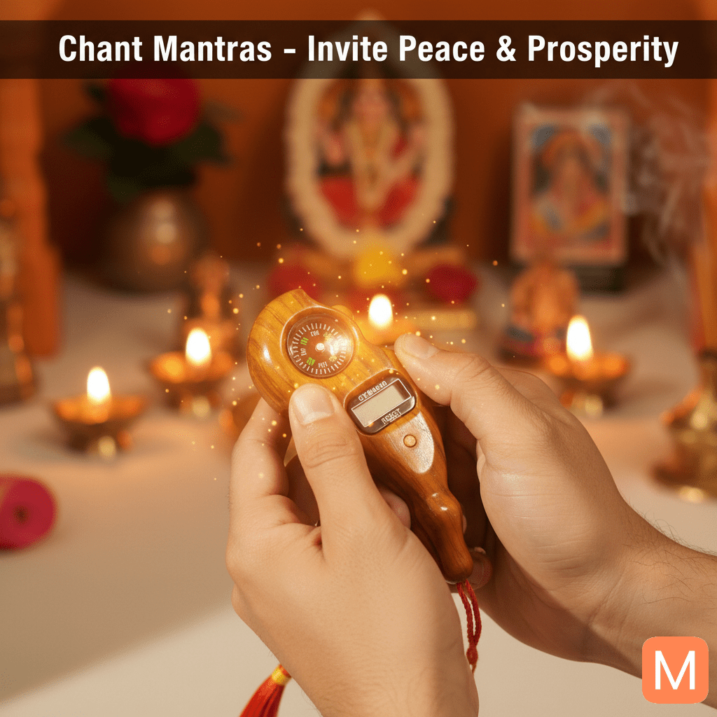 Kartik Purnima mantra and rituals – devotee chanting with Tulsi Mala on 5 Nov 2025