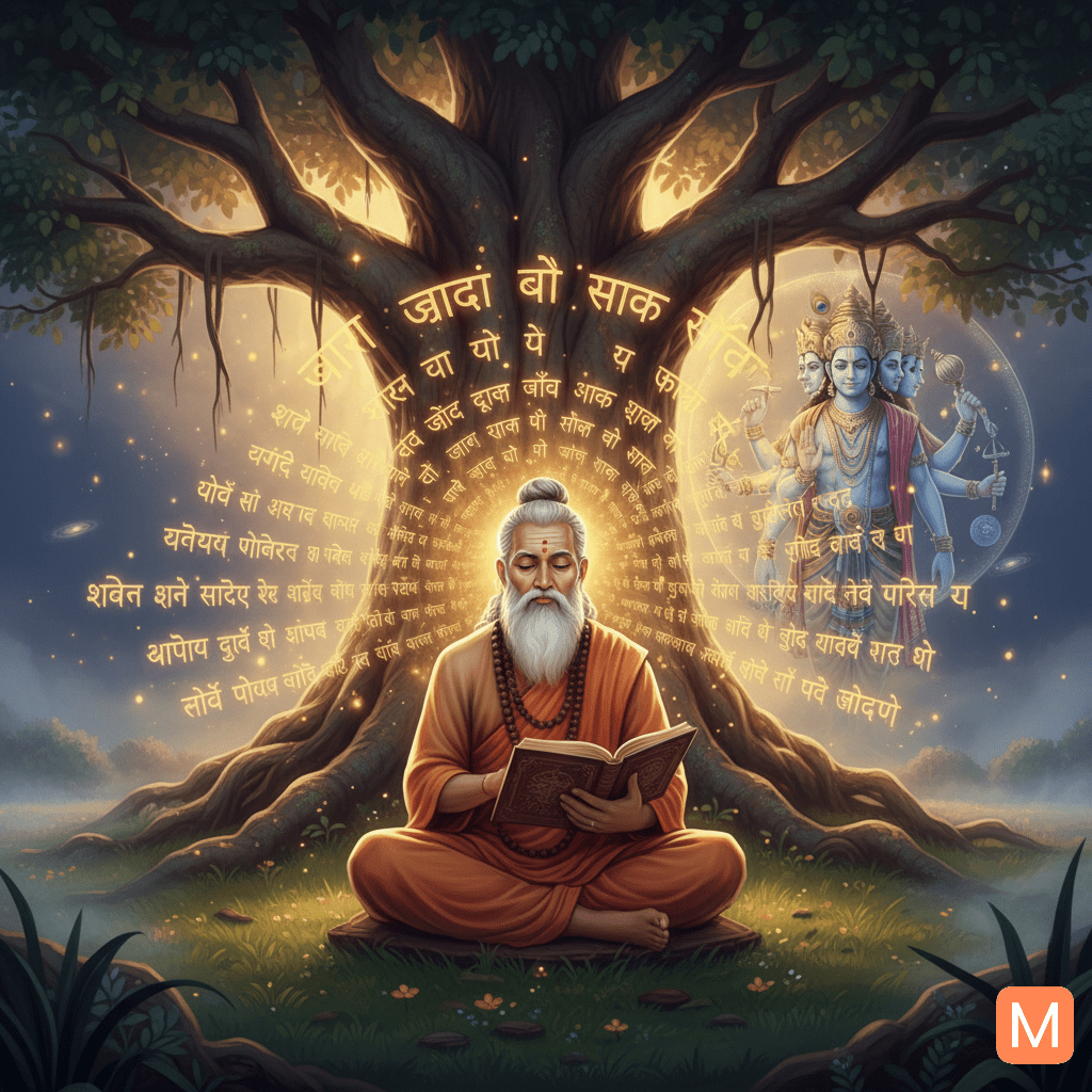 Depiction of Parambrahm in Hindu Scriptures like Bhagavad Gita and Upanishads