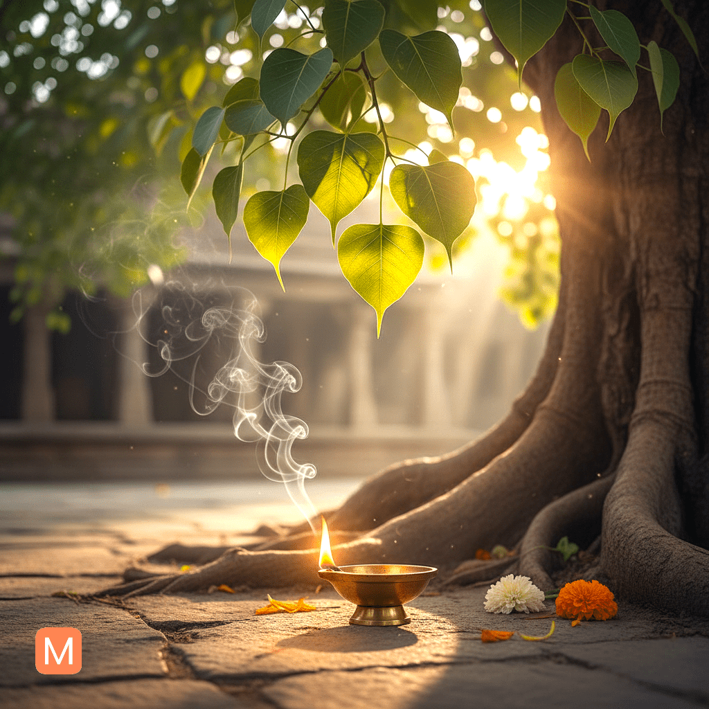 Peepal tree Saturday worship ritual