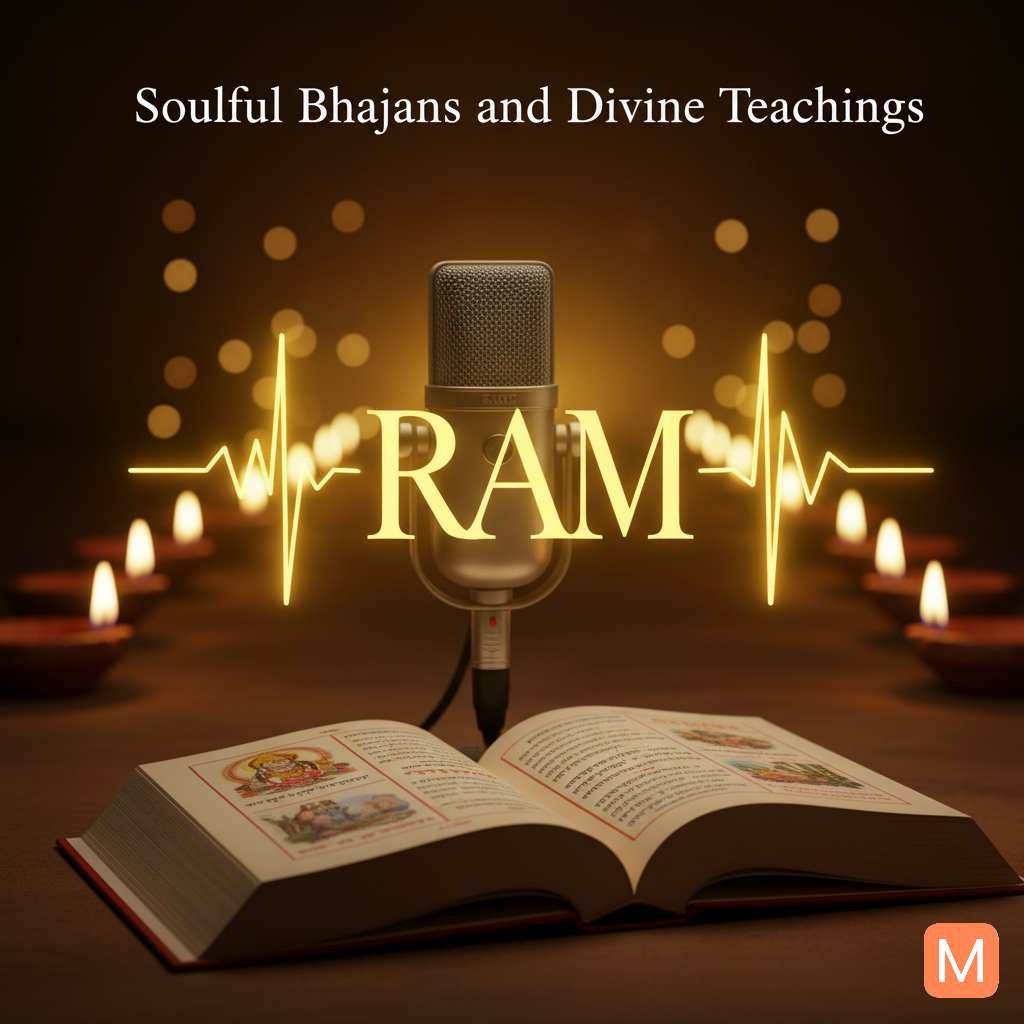 Soulful bhajans and divine teachings of Pujya Rajan Ji Maharaj – devotional music and Ram Katha inspiration