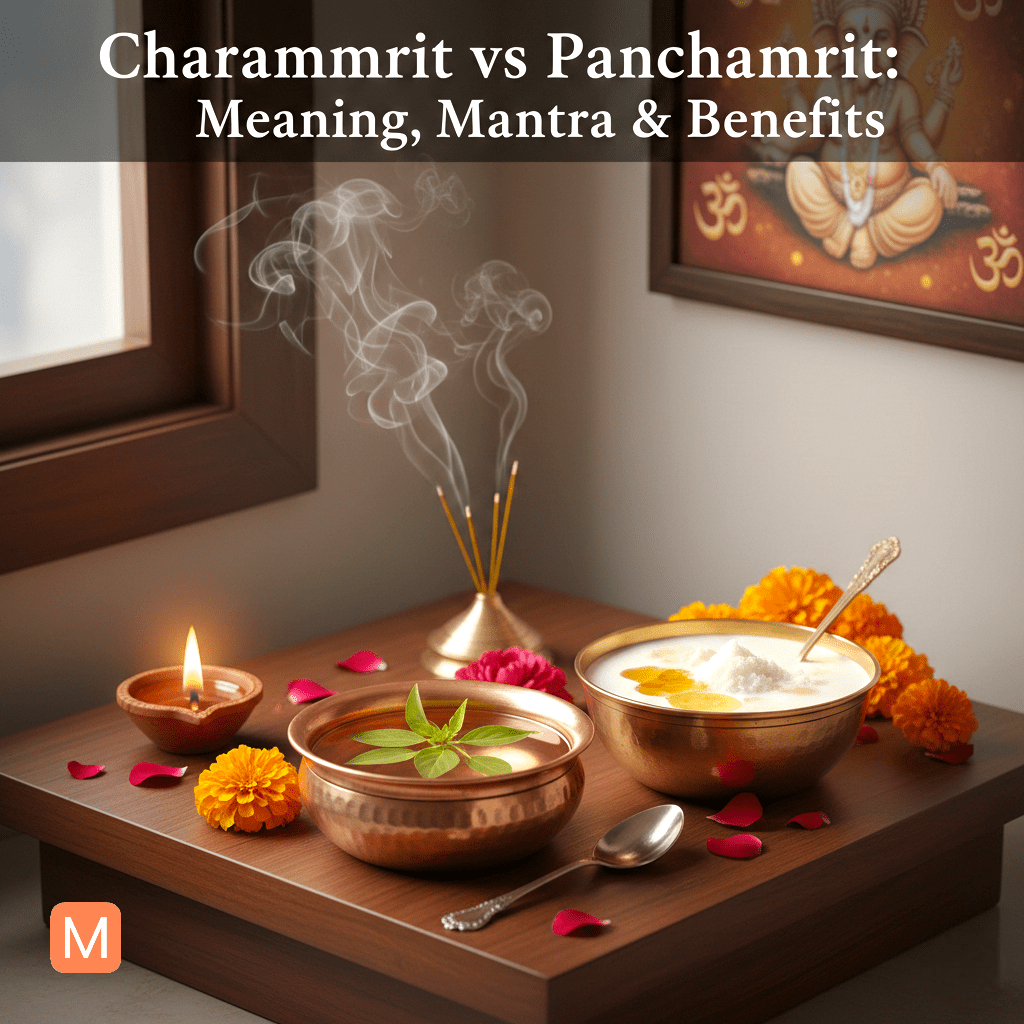 What Is Charanamrit? Benefits, Mantra and Key Differences from Panchamrit