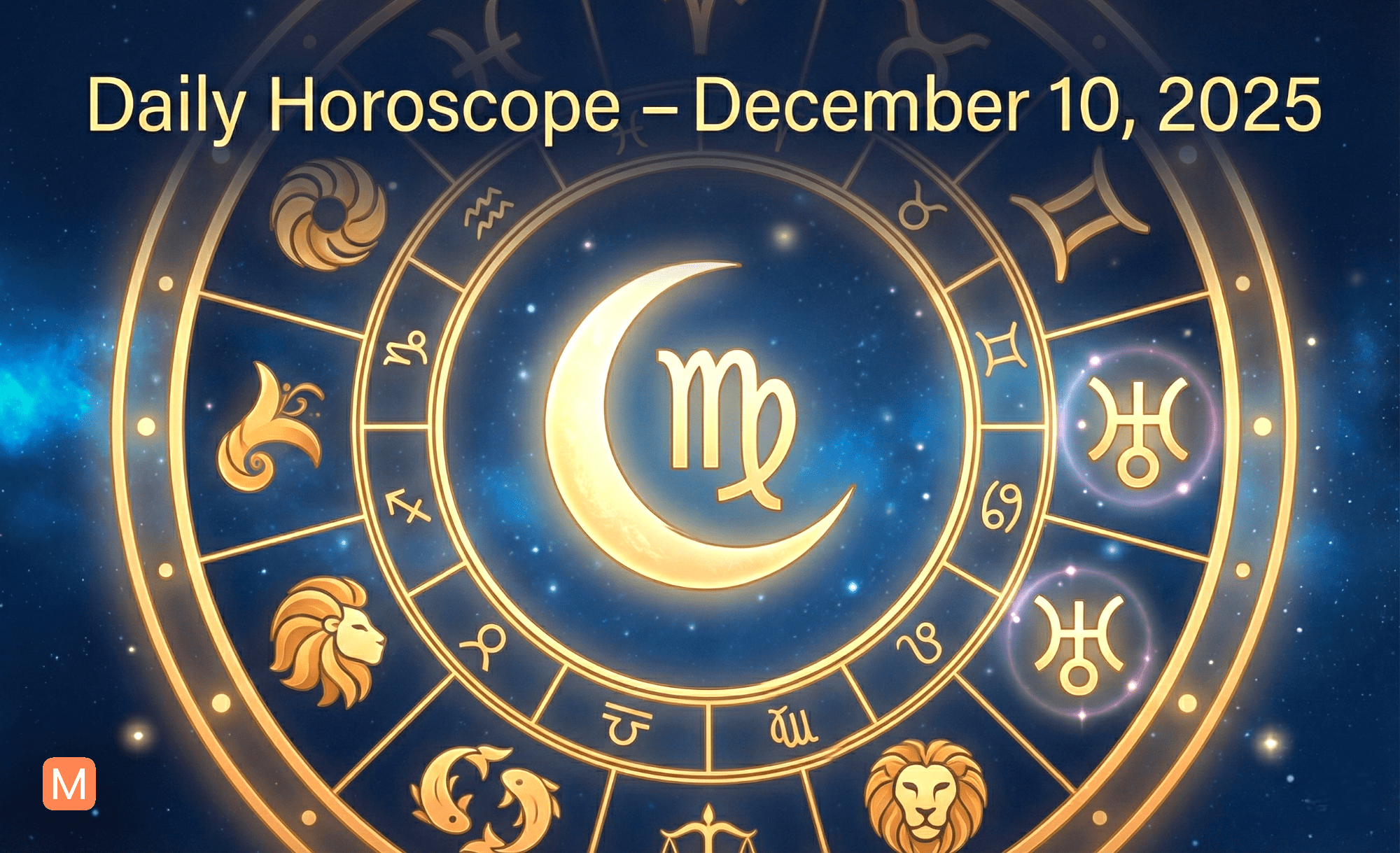 Daily Horoscope - December 10, 2025 | Vedic Astrology Predictions ...
