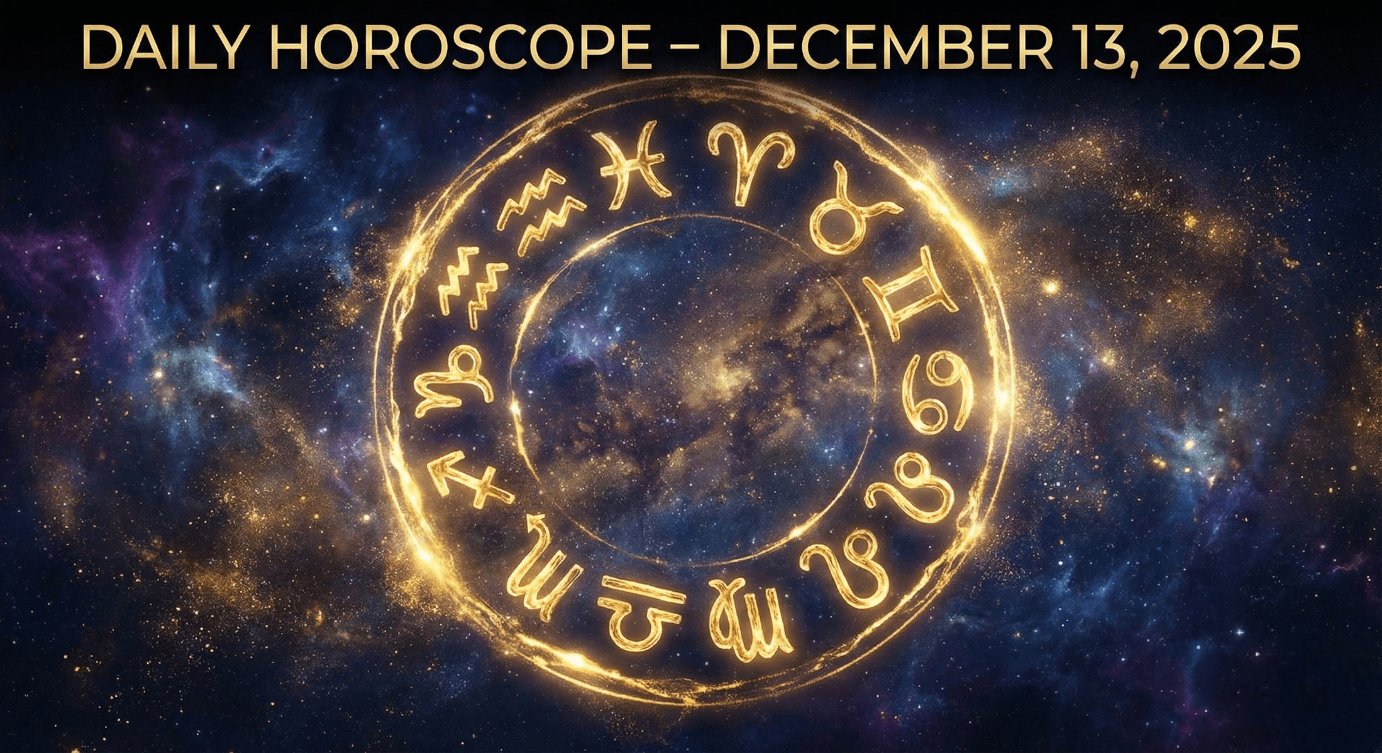 Daily Horoscope December 13 2025