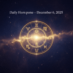 Daily Horoscope – December 6, 2025 | Vedic Astrology Predictions & Spiritual Guidance
