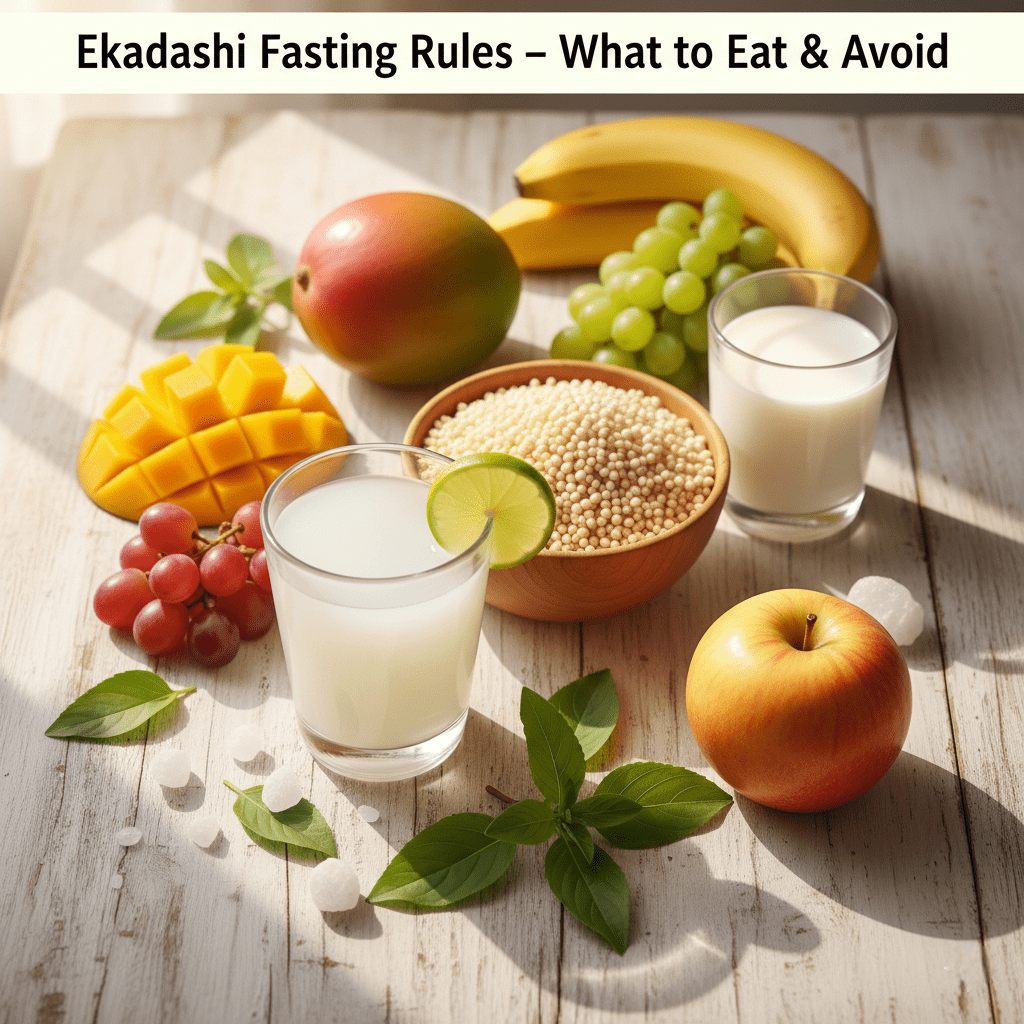 Ekadashi fasting rules what to eat and avoid image