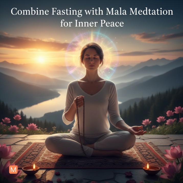 Meditation with Tulsi Kanthi mala enhances spiritual clarity