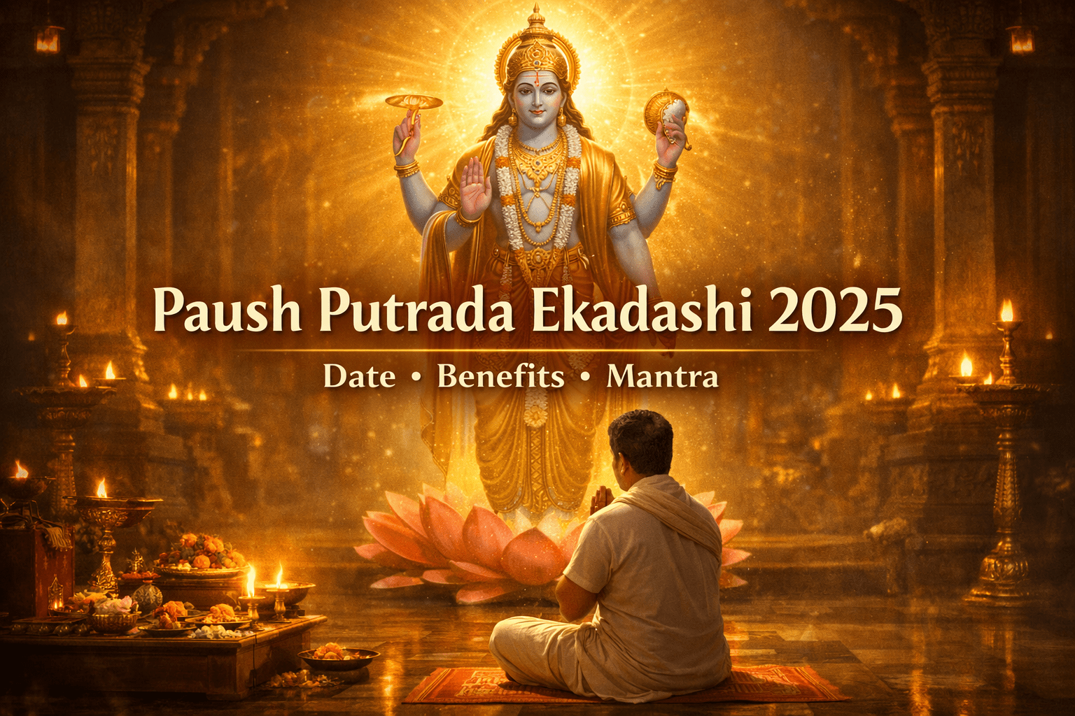Paush Putrada Ekadashi 2025 date significance and mantra