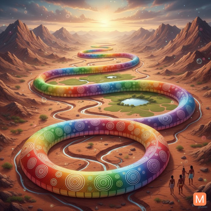 Rainbow Serpent Dreamtime Story Australia