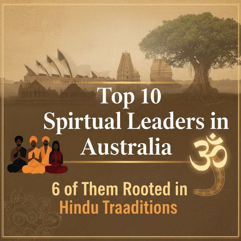 Top spiritual leaders in Australia with Hindu traditions