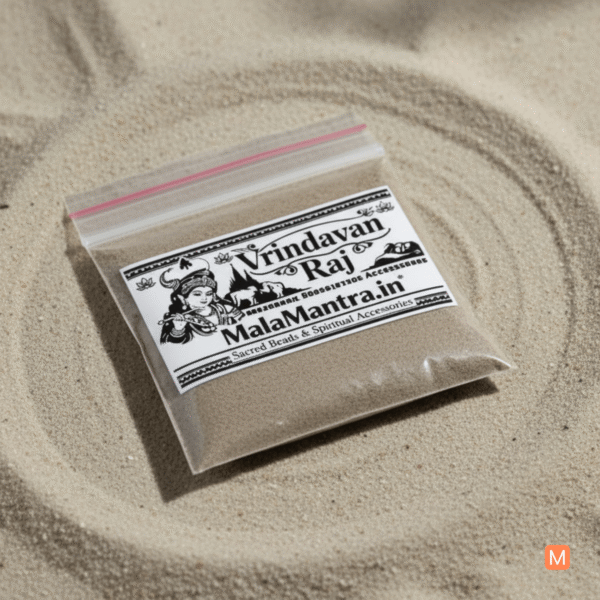 Pure Vrindavan Raj powder used for daily tilak and spiritual sadhana