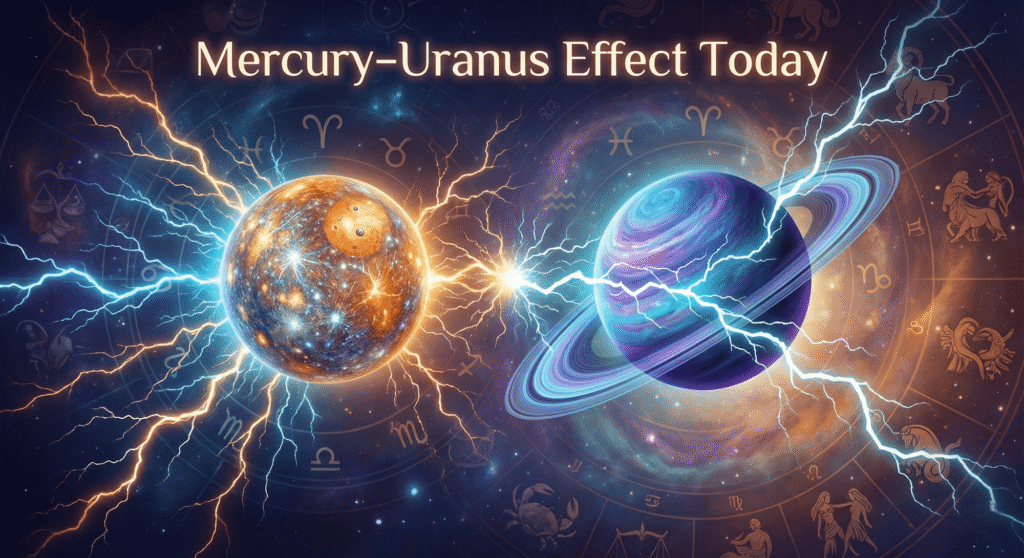 Mercury Uranus effect astrology December 10 2025