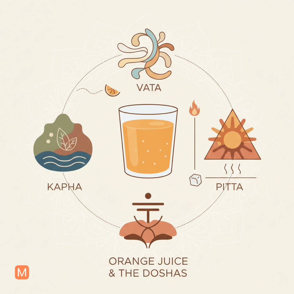Ayurvedic dosha effects of orange juice – Vata Pitta Kapha balance