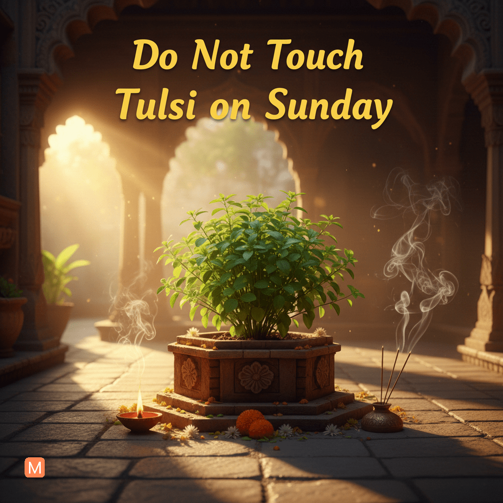 tulsi sunday touching rule why tulsi should not be touched