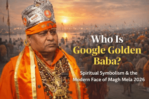 Google Golden Baba at Magh Mela 2026 Prayagraj