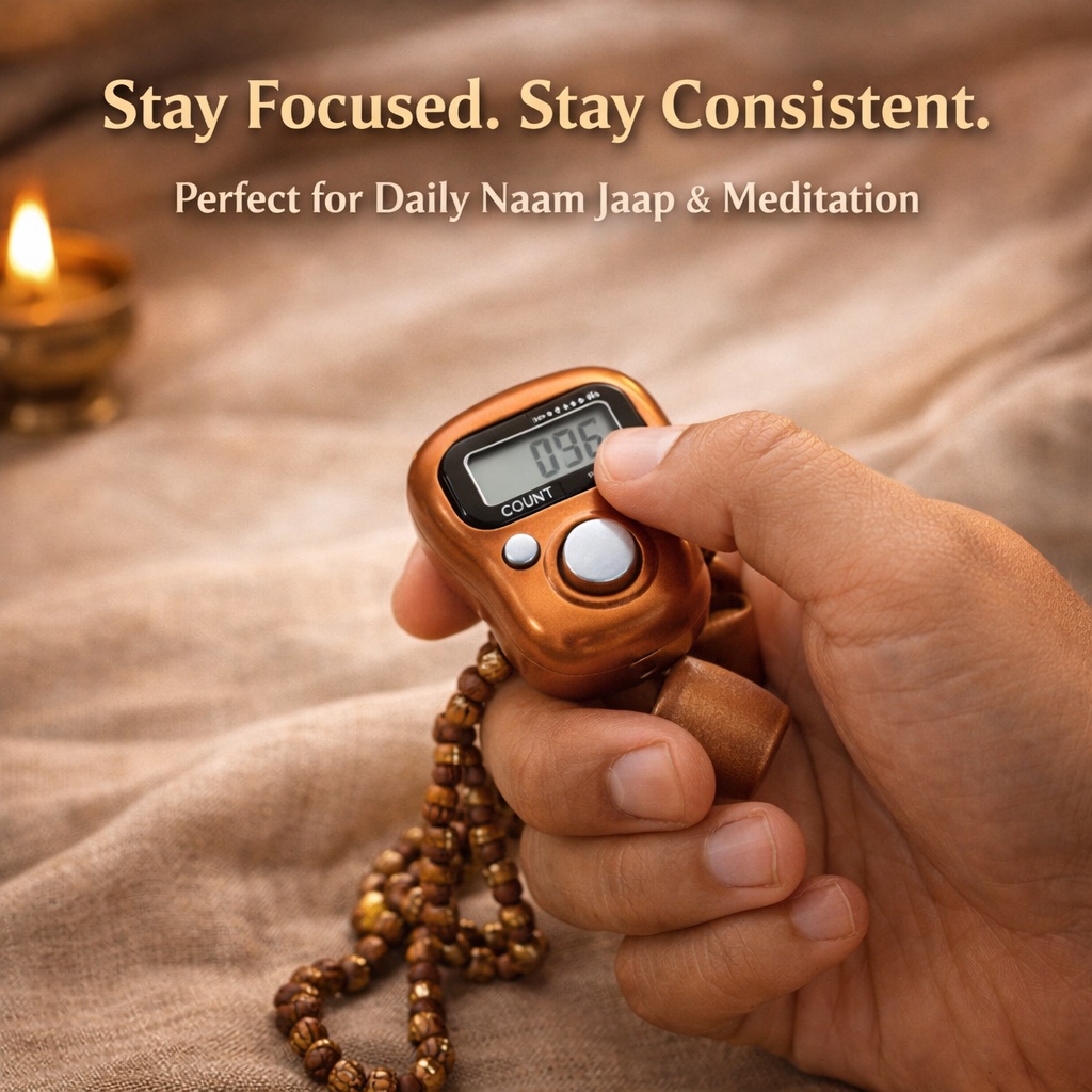 Using a jaap counter for daily mantra chanting and spiritual practice
