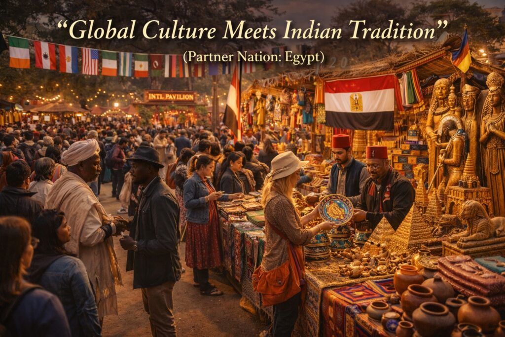International participation and cultural exchange at Surajkund Mela 2026 with Egypt as partner nation