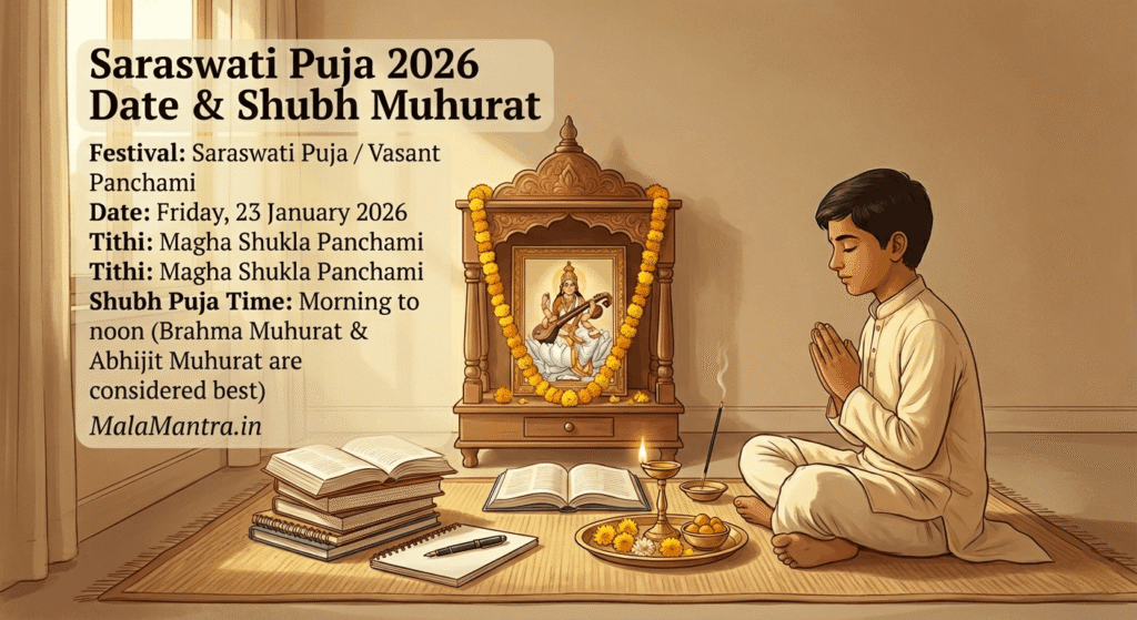 Saraswati Puja 2026 Date & Shubh Muhurat