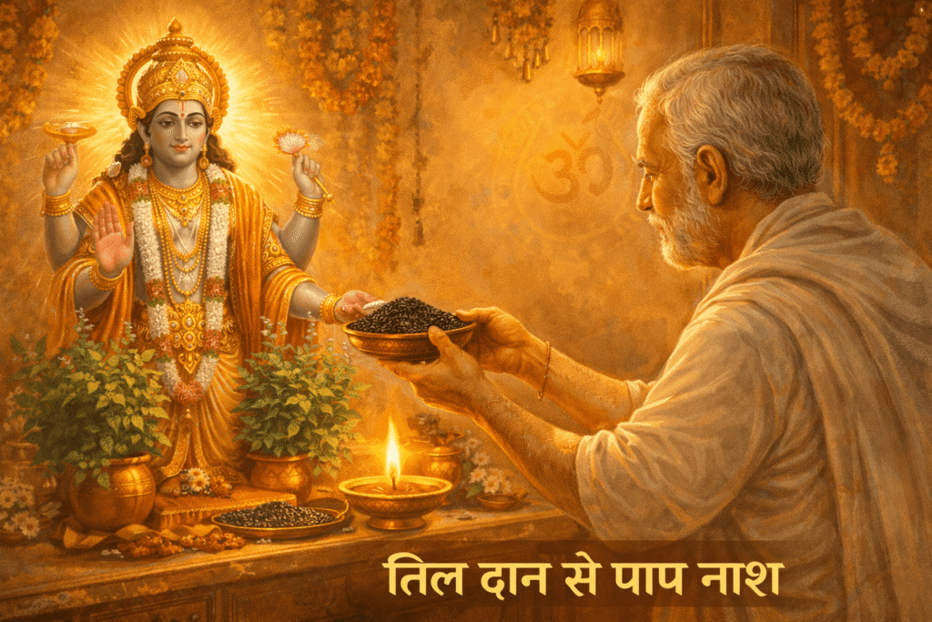 Til daan on Shattila Ekadashi Makar Sankranti paap naash upay