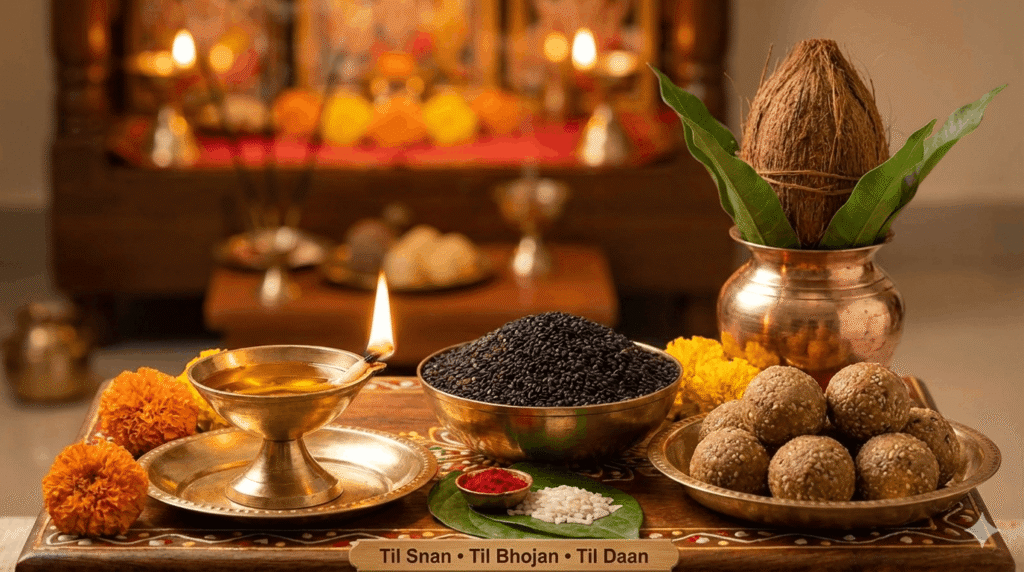 Til Snan • Til Bhojan • Til Daan