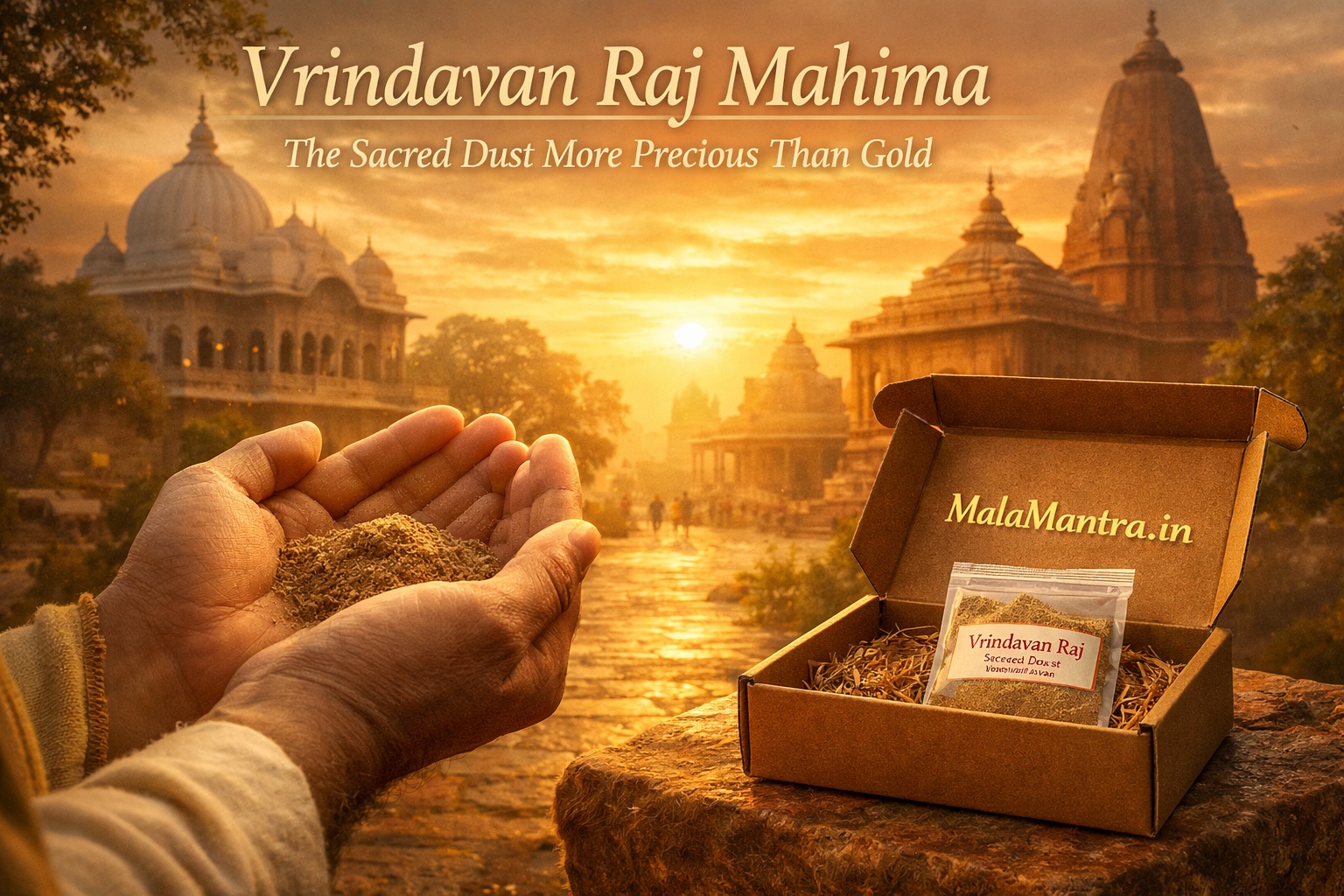 Vrindavan Raj Mahima sacred dust of Vrindavan touched by Lord Krishna
