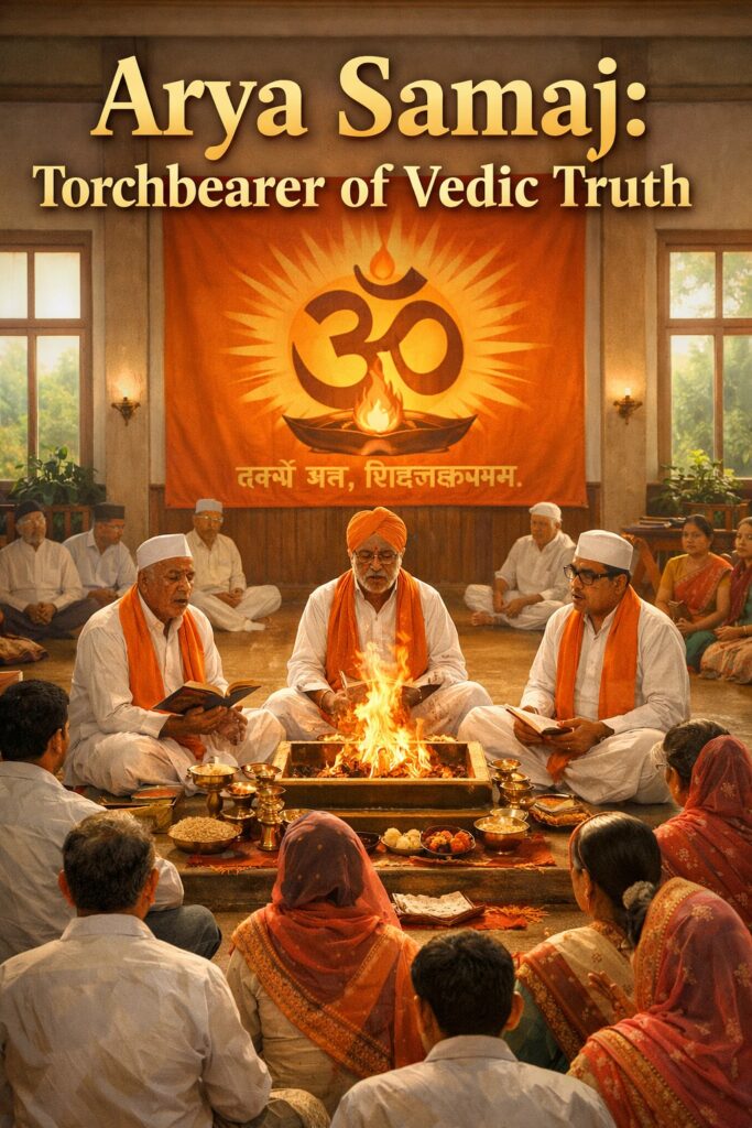 Arya Samaj Vedic havan preserving Swami Dayanand Saraswati legacy