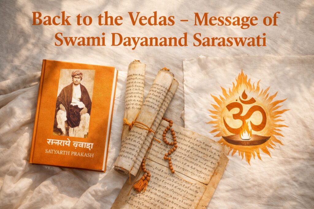 Back to the Vedas – Message of Swami Dayanand Saraswati