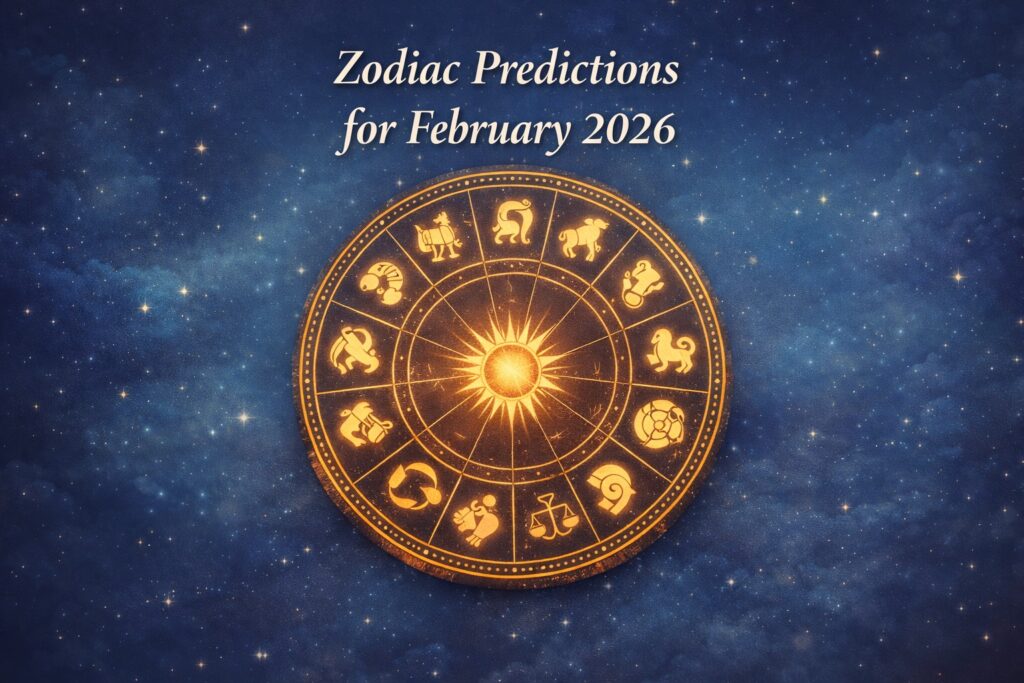 Zodiac-wise horoscope predictions for February 2026