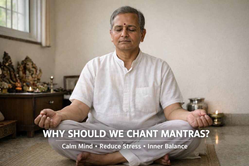 real meditation practice stress relief mantra chanting benefits