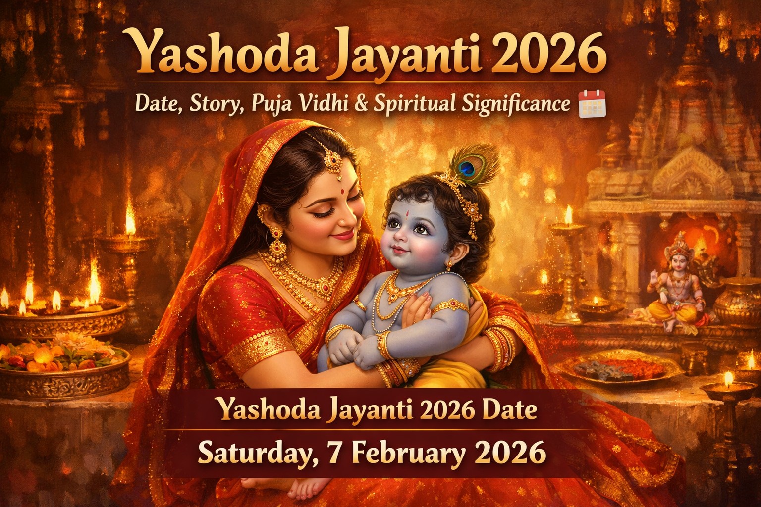 Yashoda Jayanti 2026 Maa Yashoda with Lord Krishna