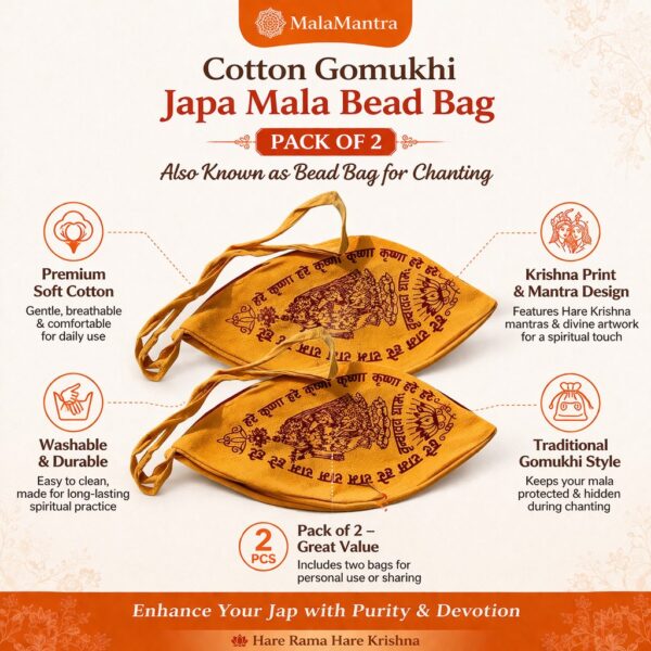 gomukhi japa mala bead bag pack of 2