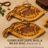 Gomukhi Japa Mala Bead Bag Pack of 2 Cotton Krishna Print