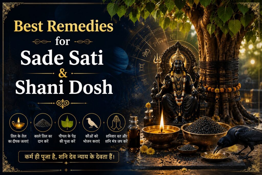 Shani Jayanti remedies for Sade Sati and Shani Dosh with mustard oil and black sesame